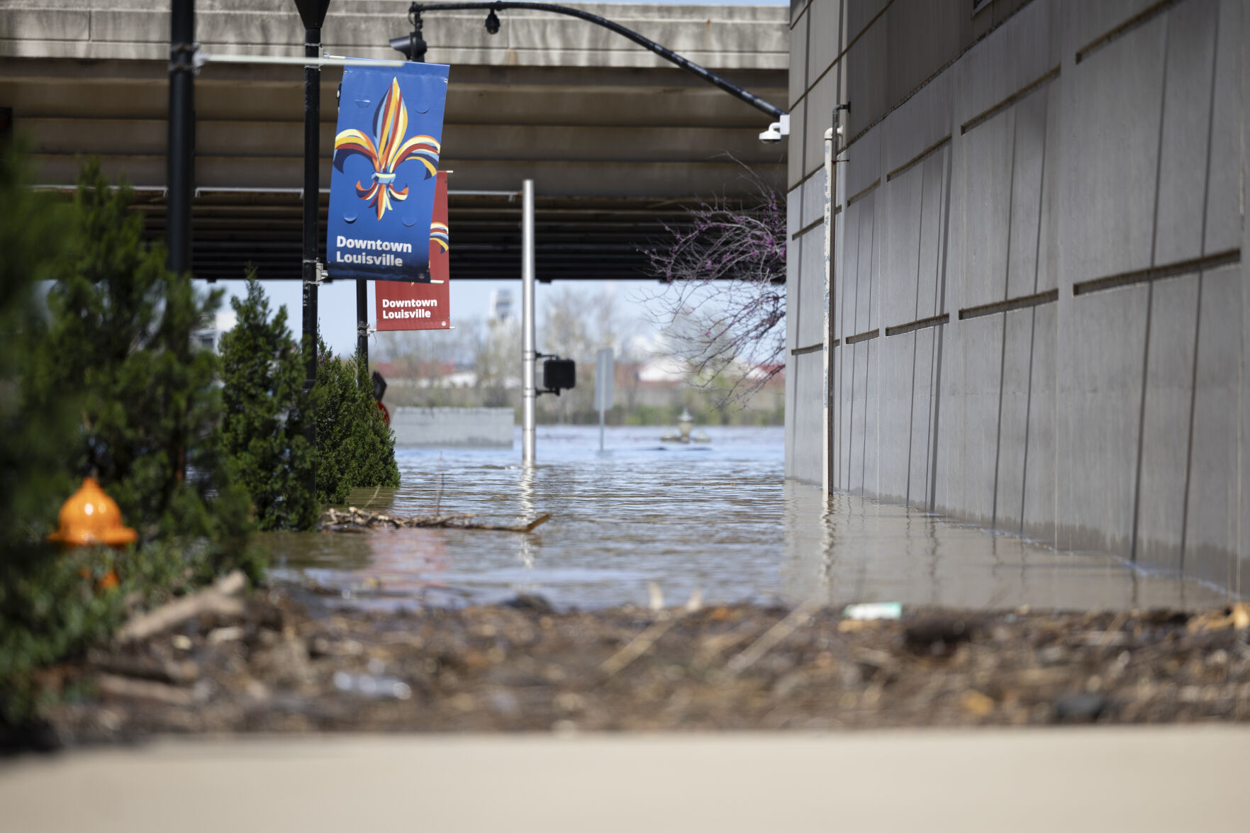 Downtown Louisville Flooding — 4/8/25
